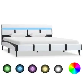 vidaxl-rama-lozka-z-led-biala-sztuczna-skora-140-x-200-cm