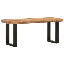 vidaxl-lawka-110-cm-lite-surowe-drewno-mango-i-stal