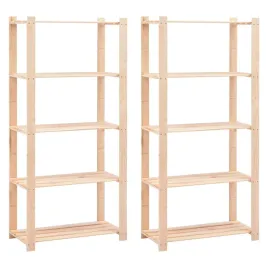 vidaxl-regaly-z-5-polkami-2-szt-80x38x170-cm-sosna-250-kg