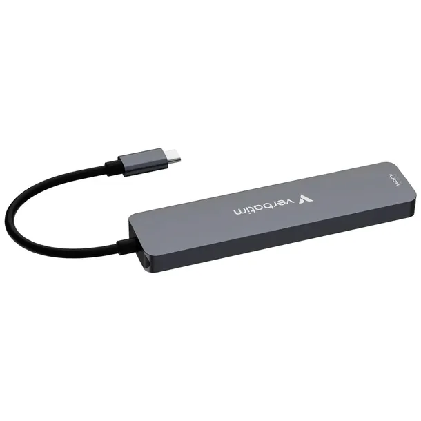 adapter-hub-verbatim-usb-c-3-2-pd-100w-hdmi-4k-sd-microsd-aluminiowy-stan-nowy