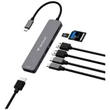 adapter-hub-verbatim-usb-c-3-2-pd-100w-hdmi-4k-sd-microsd-aluminiowy-stan-nowy