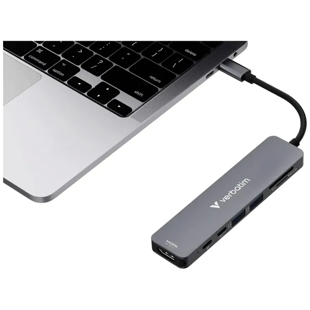 adapter-hub-verbatim-usb-c-3-2-pd-100w-hdmi-4k-sd-microsd-aluminiowy-stan-nowy