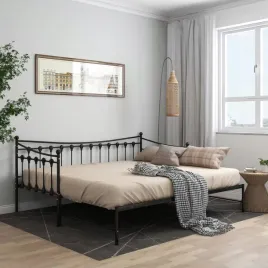 vidaxl-sofa-z-wysuwana-rama-lozka-czarna-metalowa-90x200-cm