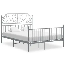 vidaxl-rama-lozka-bez-materaca-szara-metalowa-140-x-200-cm