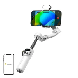 gimbal-aochuan-x2-z-oswietleniem-rgb-bialy