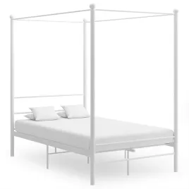 vidaxl-rama-lozka-z-baldachimem-biala-metalowa-140-x-200-cm