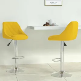 vidaxl-stolki-barowe-2-szt-musztardowe-obite-aksamitem