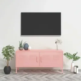 vidaxl-szafka-pod-telewizor-rozowa-105x35x50-cm-stalowa