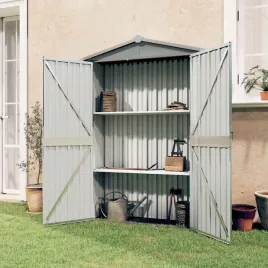 vidaxl-szopa-ogrodowa-szara-116x45x175-cm-stal-galwanizowana