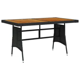 vidaxl-stol-ogrodowy-czarny-130x70x72cm-rattan-pe-i-drewno-akacjowe