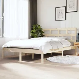 vidaxl-rama-lozka-135x190-cm-lite-drewno