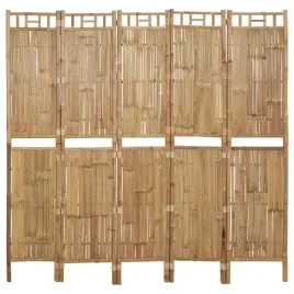 vidaxl-parawan-5-panelowy-bambusowy-200-x-180-cm