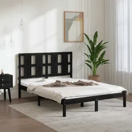 vidaxl-rama-lozka-czarna-lite-drewno-sosnowe-140x190-cm