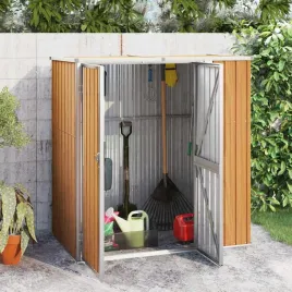 vidaxl-szopa-ogrodowa-brazowa-161x89x161-cm-stal-galwanizowana