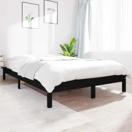 vidaxl-rama-lozka-czarna-150x200-cm-lite-drewno-sosnowe