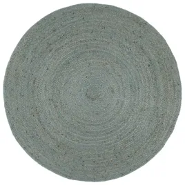vidaxl-recznie-robiony-dywan-z-juty-okragly-240-cm-oliwkowozielony