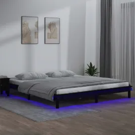 vidaxl-rama-lozka-z-led-czarna-120x190-cm-podwojna-lite-drewno