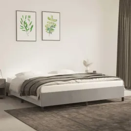 vidaxl-rama-lozka-bez-materaca-jasnoszara-200x200-cm-aksamitna