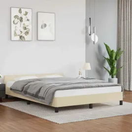 vidaxl-rama-lozka-z-zaglowkiem-bez-materaca-kremowa-140x200-cm