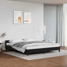 vidaxl-rama-lozka-z-zaglowkiem-bez-materaca-czarna-180x200-cm