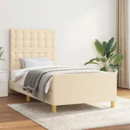vidaxl-rama-lozka-z-zaglowkiem-kremowa-90x190-cm-obita-tkanina