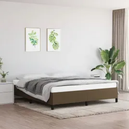 vidaxl-rama-lozka-bez-materaca-ciemnobrazowa-160x200-cm-tkanina