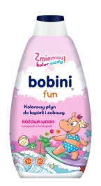 bobini-fun-plyn-do-kapieli-dla-dzieci-zelki-500-ml-barwiacy-wode-rozowy