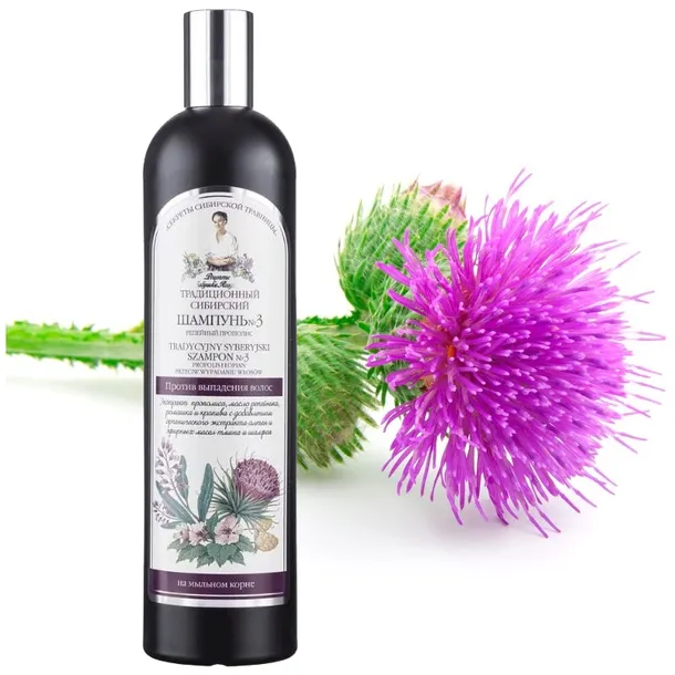 BABUSZKA Szampon do włosów przeciw wypadaniu nr 3 550 ml