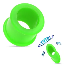 piercing4u-tunel-silikonowy-uv-8mm-swiecacy-miekki-zielony