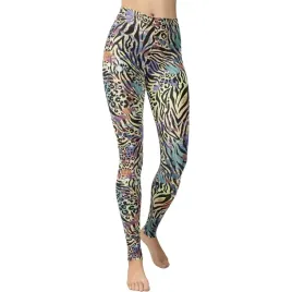 damskie-legginsy-sportowe-casual-rozciagliwe-panterka-wzorzyste-zolte-m