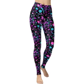 damskie-legginsy-casual-sportowe-rozciagliwe-klasyczne-wzorzyste-czarne-xl