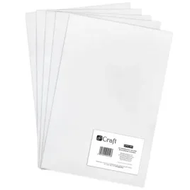 filc-dekoracyjny-poliestrowy-a4-5-sztuk-white