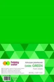 happy-color-arkusze-piankowe-a4-5-arkuszy-ciemnozielone