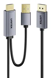 unitek-v1714agy01-adapter-kablowy-18-m-displayport-hdmi-ciemny-szary
