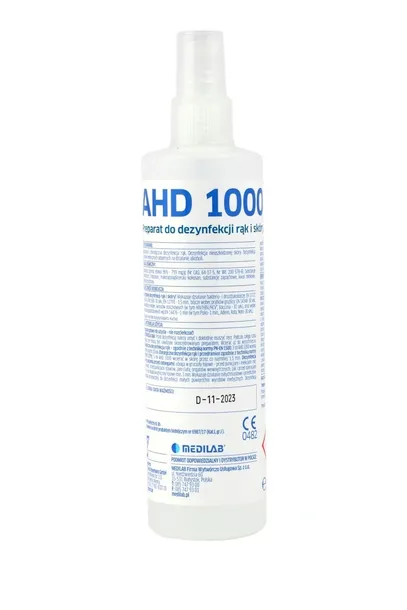AHD 1000 Preparat do dezynfekcji rąk i skóry 250ml