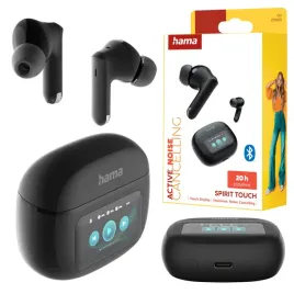 sluchawki-bezprzewodowe-dokanalowe-hama-spirit-touch-anc-ekran-led-usb-c-bt
