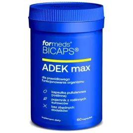 formeds-bicaps-adek-max-witaminy-a-d3-e-k2-60kap-odpornosc-kosci-zeby-wzrok