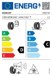 1x-dunlop-econodrive-winter-195-65r16-104t