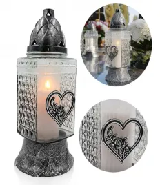 znicz-na-grob-duzy-28cm-szklany-lampion-srebrny-serce-roza-trwaly