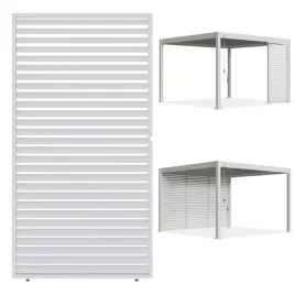 panel-zaluzjowy-do-pergoli-ogrodowej-elegance-deluxe-fusion-1-3-m-bialy