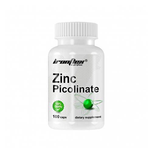 IRONFLEX Zinc Picolinate - 100tabs. - Pikolinian Cynku