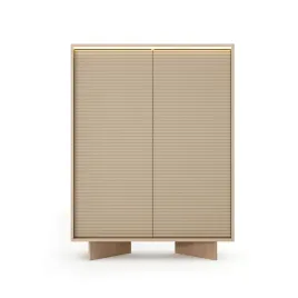 komoda-wysoka-dwudrzwiowa-104-cm-cappuccino-ryflowane-fronty-led-semi-a
