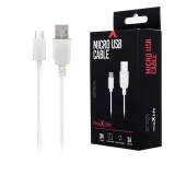 maxlife-kabel-usb-microusb-30-m-2a-bialy