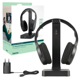 hama-sluchawki-nauszne-bezprzewodowe-ze-stacja-tv-czarne-bluetooth