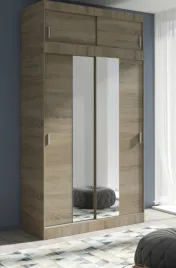 szafa-z-nadstawka-190cm-dab-trufla-lustro-kuba