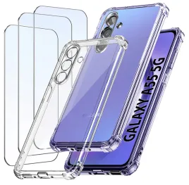 zestaw-etui-do-samsung-a55-5g-anti-shock-clear-wzmacniane-3-sztuki-szklo