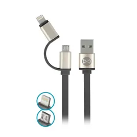 kabel-forever-2w1-usb-lightning-microusb-1m-18a-metalowy-plaski