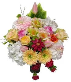 bukiet-wiosenny-cmentarz-do-wazonu-cynie-roze-hortensje-gerbery