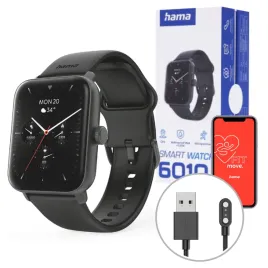 smartwatch-zegarek-sportowy-hama-fit-watch-6010-gps-prostokatny-czarny