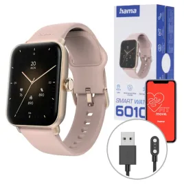 smartwatch-zegarek-sportowy-hama-fit-watch-6010-gps-prostokatny-zloty